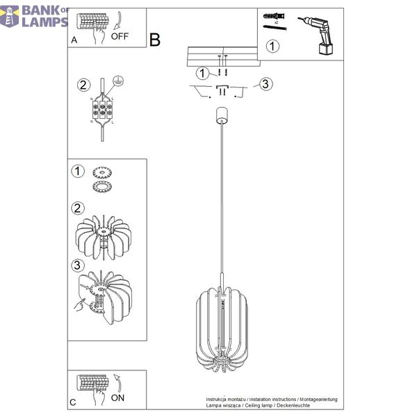 Pendant lamp MULA 27 yellow image 12