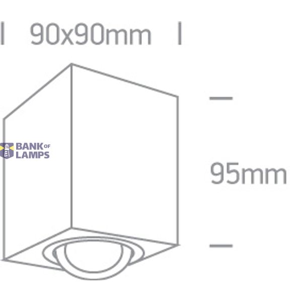 WHITE GU10 10W image 3