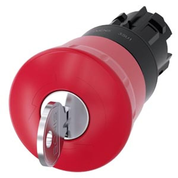 EMERGENCY STOP mushroom pushbutton,... image 1