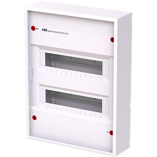 Consumer Unit, 24PLE 2R , Without Door , RAL9016 image 1