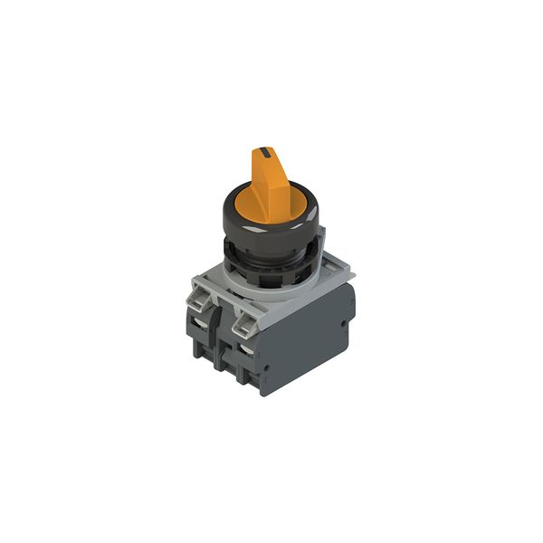 Complete unit with illuminated 4 positions selector, fixing adapter and contacts image 1