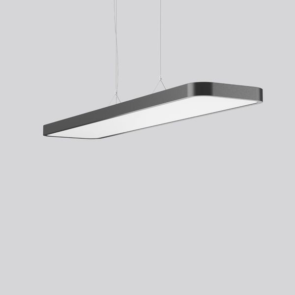 TRIONA rectangle, 101 W, 12200 lm, 830, anthracite, DALI Pendant lumin image 1
