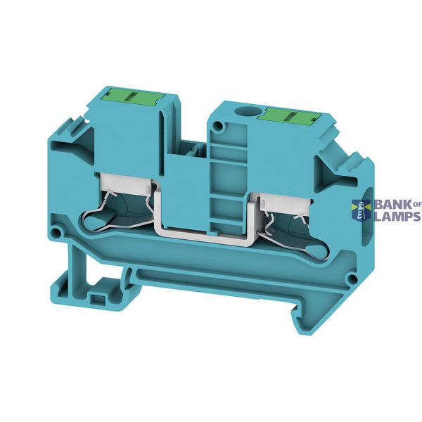 Feed-through terminal block, SNAP IN, blue, 6 mm², 41 A, 1000 V, Numbe image 1