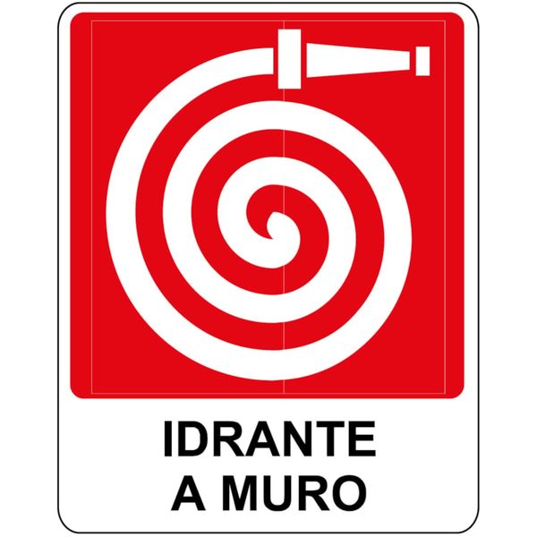 Fire sign - Al - Dimensions: 230x290 mm image 1