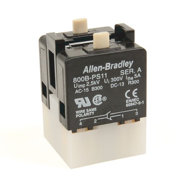 800B 16 mm Push-Button Contact Block image 1