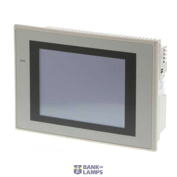 Touch screen HMI, 5.7 inch, high-brightness TFT, 256 colors (32,768 colors for .BMP/.JPG), 320x240 pixels, 2 x RS-232C ports, 60MByte memory, 24 VDC, beige case NS050725F image 1