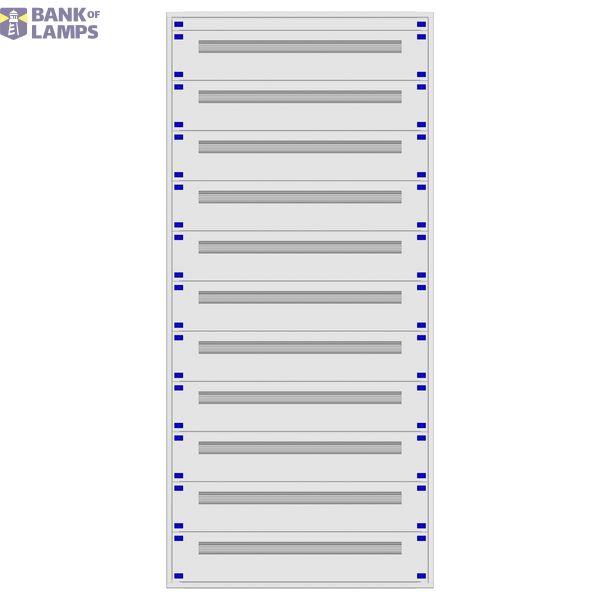 Distribution board insert KVN 60mm, 4-45K, 11-rows image 1