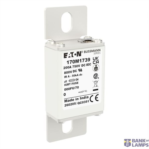 High speed square body fuse, 125 A, AC 690 V, compact size 1, 45 x 59  image 6