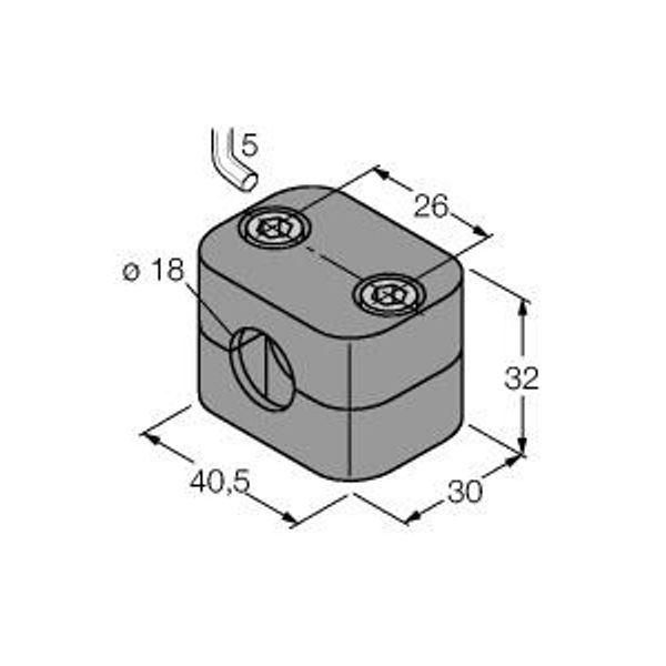Mounting Accessories Mounting Clamp   BSS-18 image 1