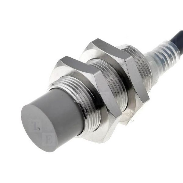 Proximity sensor, inductive, M18, unshielded, 10mm, AC, 2-wire, NO, 5m E2E 7367M image 2