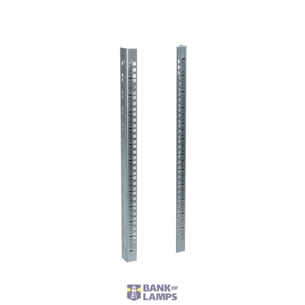 Set of 2 uprights 19 inches for 12U Linkeo wallmount cabinet image 2