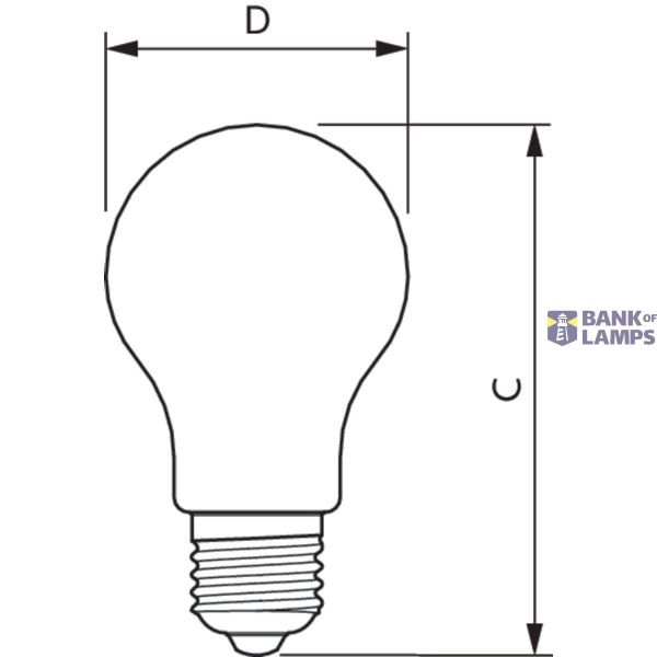 CLA LEDBulb ND 10.5-100W E27 840A60CL image 3