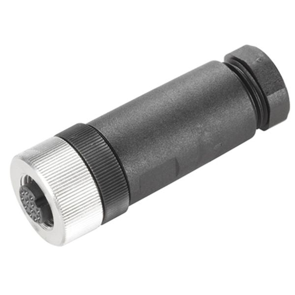 Field attachable connector, M12 image 1