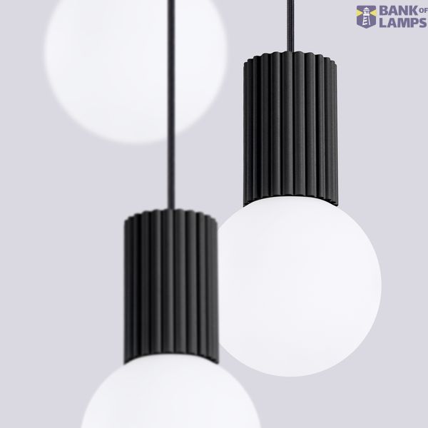 Pendant lamp HALO 3P black image 7