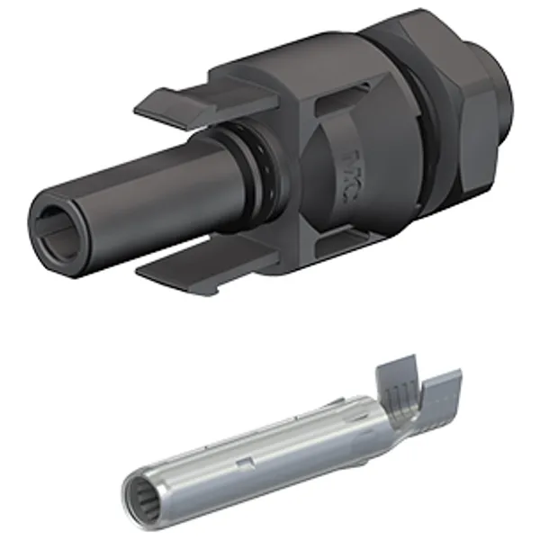 MC4 surface mount socket, 10 mm², 1.25 kV, 51 A, 32.0150P0001 image 1