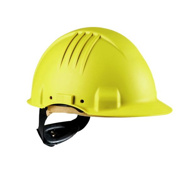 3M™ High Heat Hard Hat, Ratchet, Non vented, Dielectric 1000V, Leather image 2