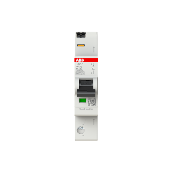 Circuit breaker Flexline C-Char., 6kA, 13A, 1P FlexLine Push-in technology image 1