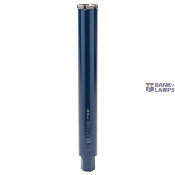 Diamond wet core cutter 1 1/4" UNC Best for Concrete 62 mm, 450 mm, 6 segments, 11.5 mm image 1