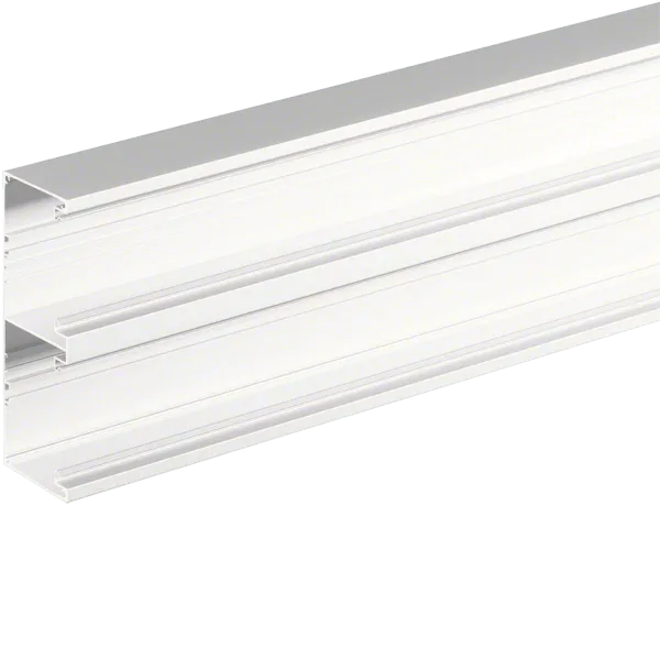 BRAP aluminium parapet trunking. Double-chamber 80210, white image 1