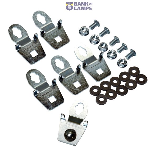 Wall-mounting brackets for WST enclosures H=1000 and higher image 2
