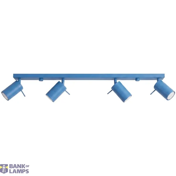 Ceiling lamp RING 4L azure image 1