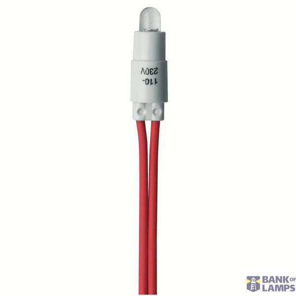 LED SIGNALLING UNIT - 230V ac - 0.6W - RED image 3