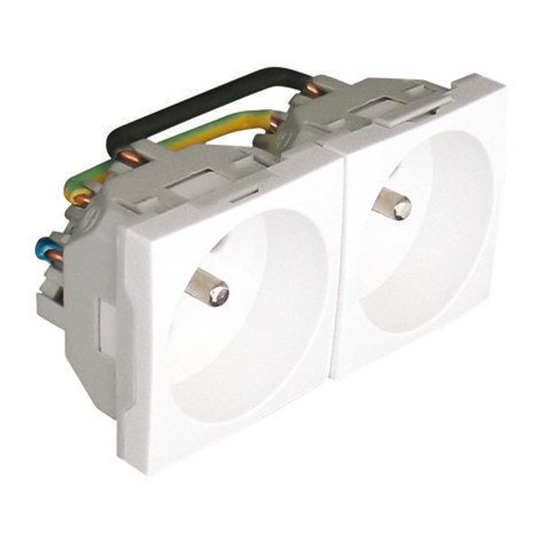 BLOCK TWO SAF EARTH SOCK (FRENCH)-4 MOD WHITE image 1