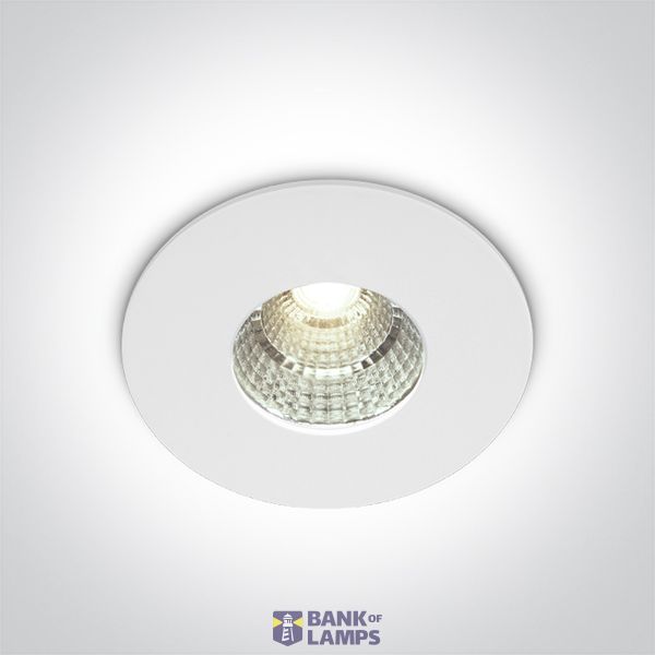 WHITE 7W WW IP54 DARK LIGHT 230V image 1