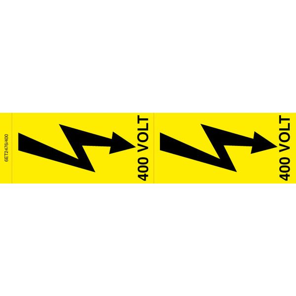 Adhesive label - Dimensions: 250 x 60 mm image 1