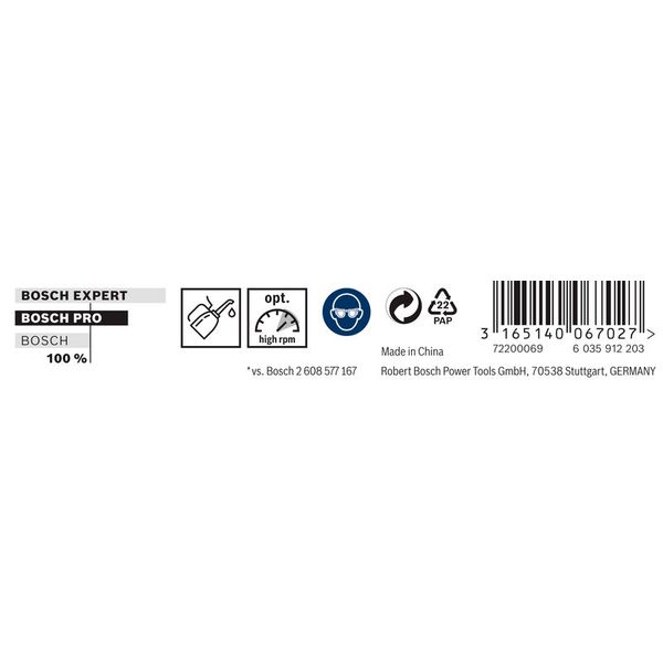Metal drill bits HSS-G, DIN 340 3 x 66 x 100 mm 5 pcs. image 2