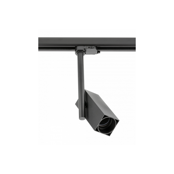 Track luminaire GROSSO, GU10, max. 20 W, AC220-240V, IP20, square, black image 1