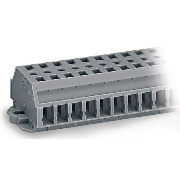 2-conductor terminal strip without push-buttons with fixing flanges gr image 2