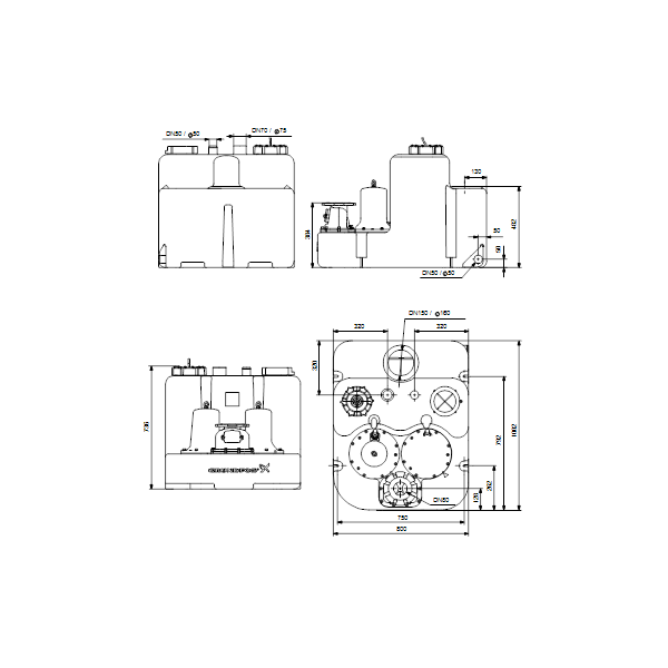 Fecaliën Opvoerinstallatie MLD.24.3.2 3x400V image 3