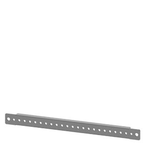 SIVACON, mounting rail, compact for door width 450 mm, L: 316 mm, zinc-plated image 1
