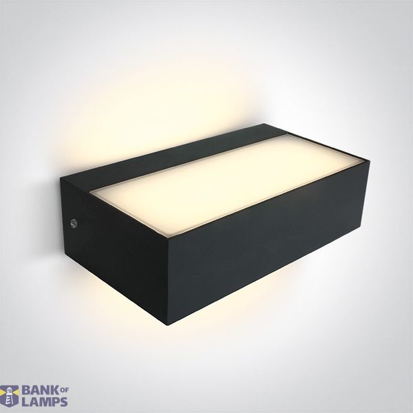 67392/AN/V ANTHRACITE WALL LIGHT 7W CCTV IP65 230V image 1