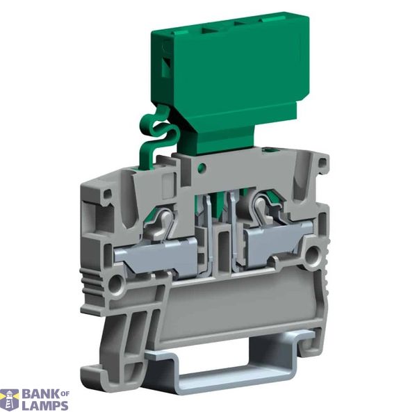 Insert terminal, 1-level with fuse holder, 2.5 mm², gray image 1