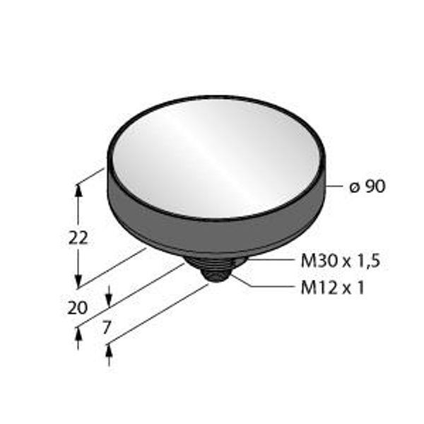 LED Signal Light Flat Beacon   K90FDLBGYRPQ image 1