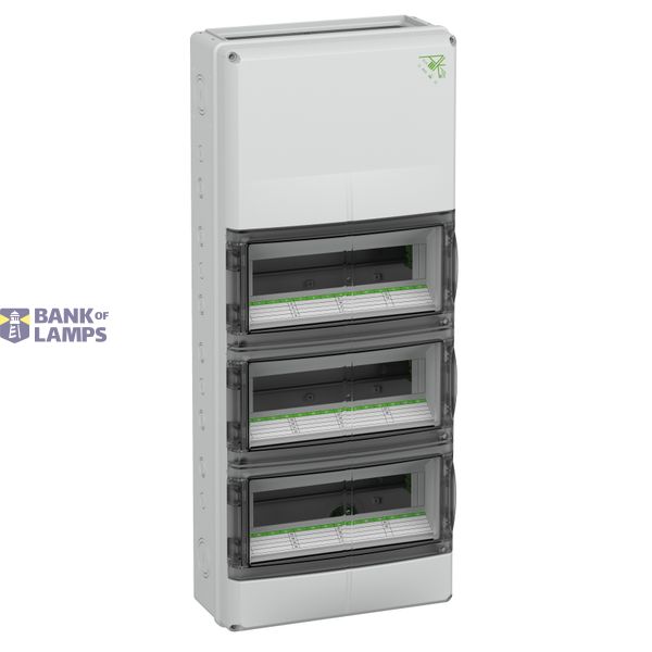 Small distributions boards, Type of protection IP65, Impact strength IK08, Protection class II, Un 400V DC, UL, DLG, UL-EU, VDE, Halogen free image 1