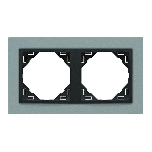 DOUBLE FRAME ALUMINIUM/GRAY image 1