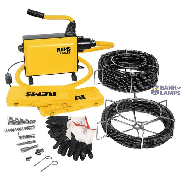 REMS Cobra 22 Set 16+22 electric pipe cleaning machine image 1