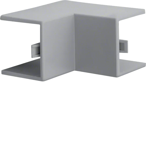 Inner corner cut-laminating halogen-free for LF 25x25mm stone grey image 1