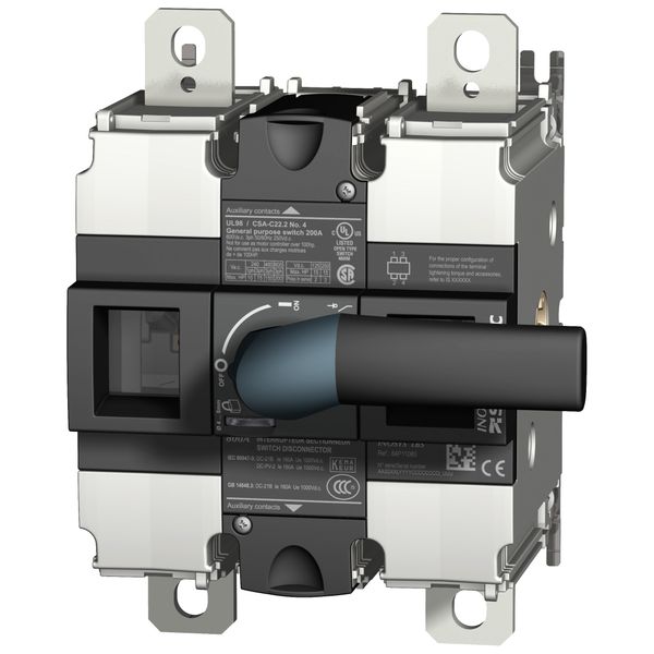 Load break switch body 1500Vdc 100A 1+1P INOSYS image 1