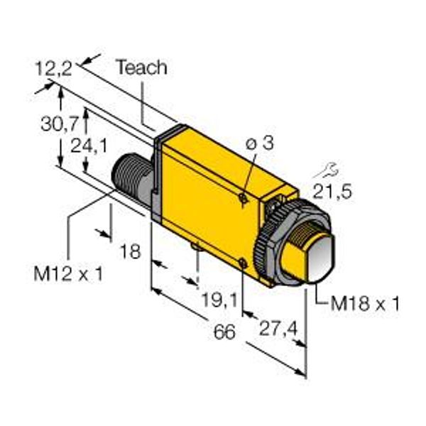 Photoelectric Sensor Photoelectric Sensor for Glass Fibers   SME312FQD image 1