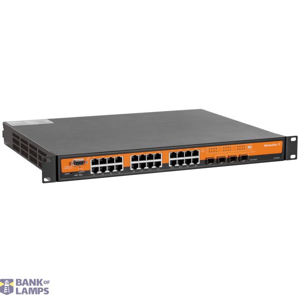 Network switch, managed PoE, Gigabit Ethernet, 22x RJ45 10/100/1000BAS image 1
