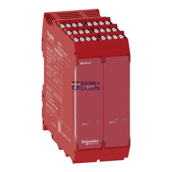 8 safety relay outputs exp. screw term image 2