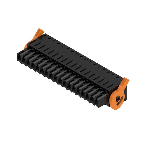 PCB plug-in connector, female plug, 3.50 mm, Number of poles: 18, 180°, Tension-clamp connection, Clamping range, max. : 1.5 mm², Box image 4