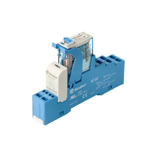 Rel. interface Mod.screwless 2CO 8A/110VDC/Agni/LED/diode (4C.52.9.110.0050SPA) image 4