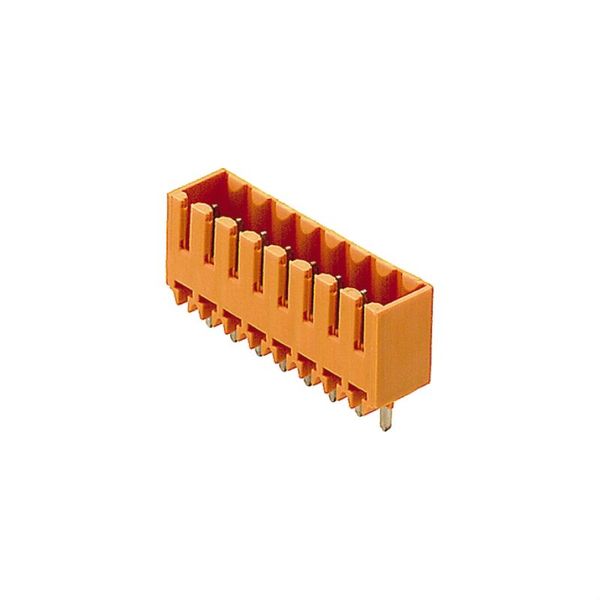 PCB plug-in connector, male header, closed side, THT solder connection, 3.50 mm, Number of poles: 4, 180°, Solder pin length (l): 3.2 mm, tinned, Light Grey, Box image 1