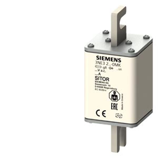 SITOR fuse link, with slotted blade contacts, NH1, In: 40 A, gR image 1