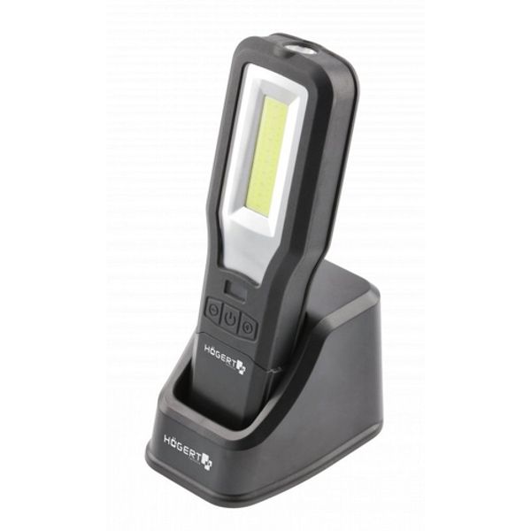 HOEGERT Work light torch, rechargable, USB image 1